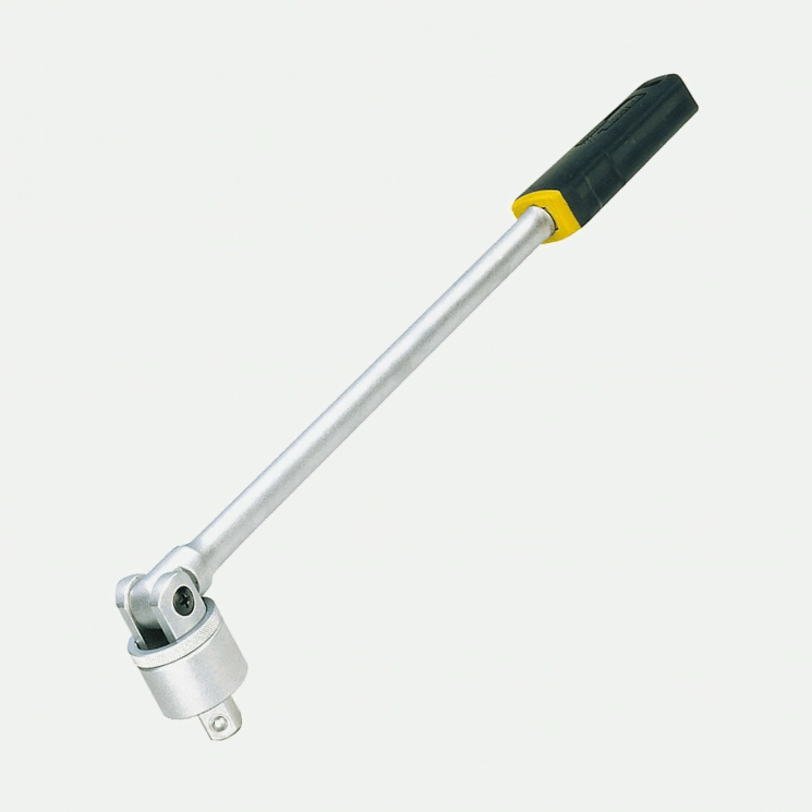 Удлинённая шарнирная рукоятка PROXXON 1/2″ с трещоточным механизмом, 43 см, 60 зубьев (23090)