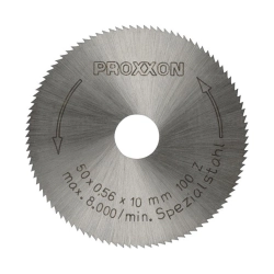 Диск с мелким зубом для Proxxon KS 230, Ø50 мм, толщина 0.5 мм, 100 зубов
