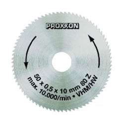 Диск для Proxxon KS 230, Ø50 мм, толщина 0.5 мм, 80 зубов