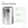 Торцевая головка Proxxon 1/2″ для XZN, 12-гранная, 18 мм (23311) — ключевые параметры